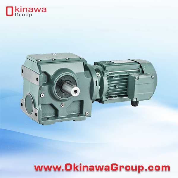 Helical Worm Geared Motor